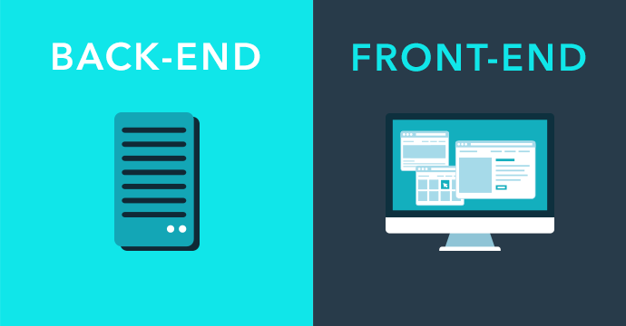 Front end and back end